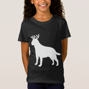 Labrador Retriever Reindeer Christmas Dog T-Shirt