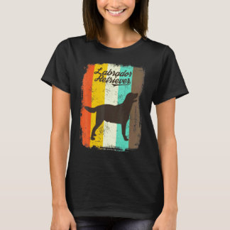 Labrador Retriever Retro 70er Jahre Vintage Süßes T-Shirt