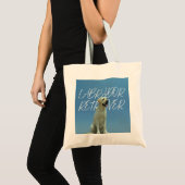 Labrador Retriever Retro-Foto Hundemutter Geschenk Tragetasche (Vorderseite (Produkt))