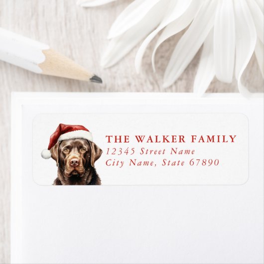Labrador Retriever Return Address Labels (Insitu)
