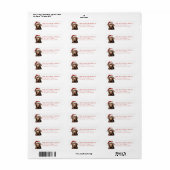 Labrador Retriever Return Address Labels (Vorne)