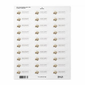 Labrador Retriever Return Address Labels (Vorne)
