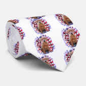Labrador Retriever (rot) Patriot Krawatte (Gerollt)