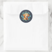 Labrador Retriever Round Stickers (Tasche)