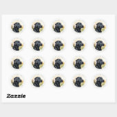 Labrador Retriever Round Stickers (Blatt)