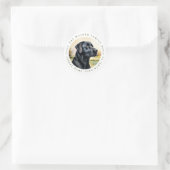 Labrador Retriever Round Stickers (Tasche)