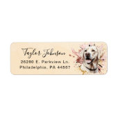 Labrador Retriever Rücksendeadresse (Vorne)