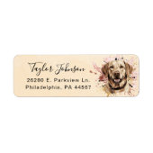 Labrador Retriever Rücksendeadresse (Vorne)