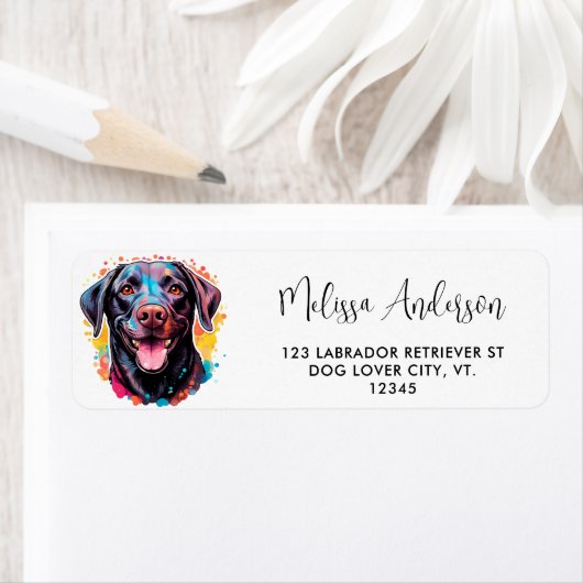 Labrador Retriever Rücksendeadresse (Insitu)