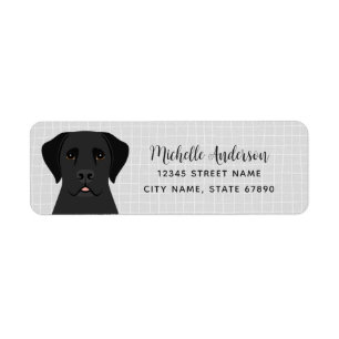Labrador Retriever Rücksendeadressen-Aufkleber