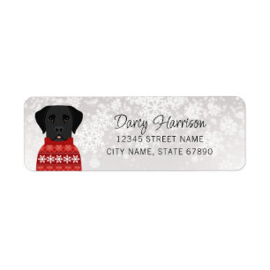 Labrador Retriever Rücksendeadressen-Aufkleber
