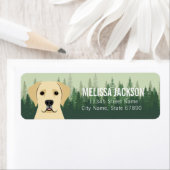 Labrador Retriever Rücksendeadressen-Aufkleber (Insitu)