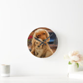 Labrador Retriever Runde Wanduhr (Zuhause)