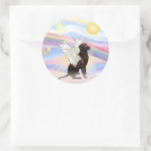 Labrador Retriever Runder Aufkleber (Tasche)