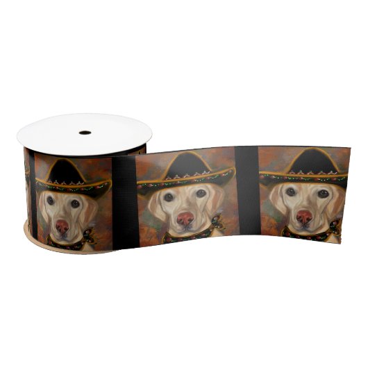 Labrador Retriever Satinband (Spule)