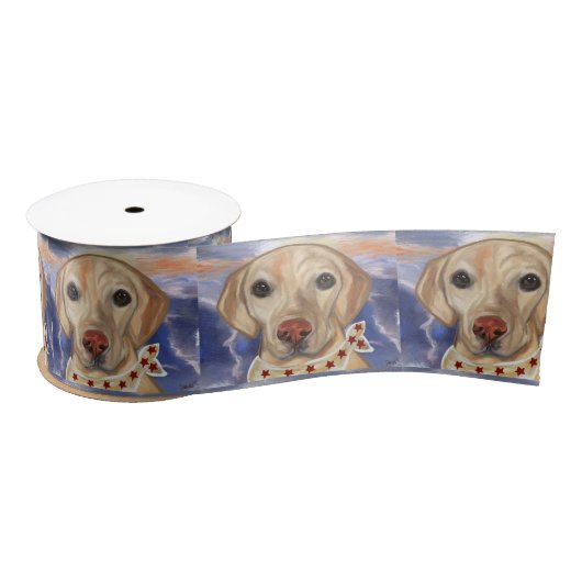 Labrador Retriever Satinband (Spule)