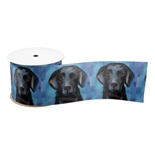 Labrador Retriever Satinband (Spule)