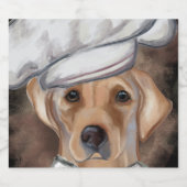 Labrador Retriever  Schaumweinetikett (Einzelnes Label)