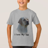 Labrador-Retriever scherzt T - Shirt (Vorderseite)