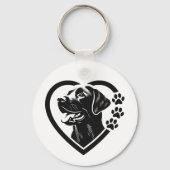 Labrador Retriever Schlüsselanhänger (Vorderseite)