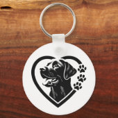 Labrador Retriever Schlüsselanhänger (Vorderseite)