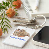 Labrador Retriever Schlüsselanhänger (Vorderseite rechts)