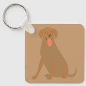 Labrador Retriever Schlüsselanhänger (Vorderseite)