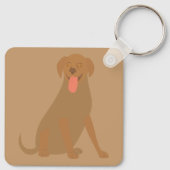 Labrador Retriever Schlüsselanhänger (Rückseite)