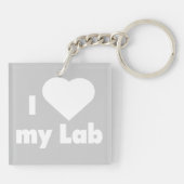 Labrador Retriever Schlüsselanhänger (Rückseite)