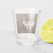 Labrador Retriever Schnapsglas (Rückseite)