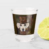 Labrador Retriever Schnapsglas (Vorderseite)