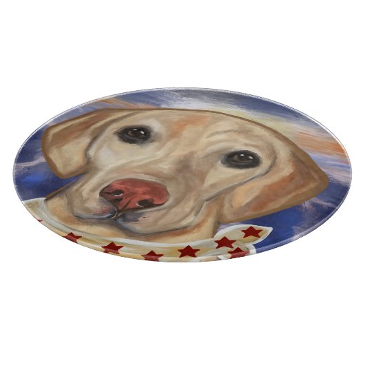 Labrador Retriever Schneidebrett (Ecke)