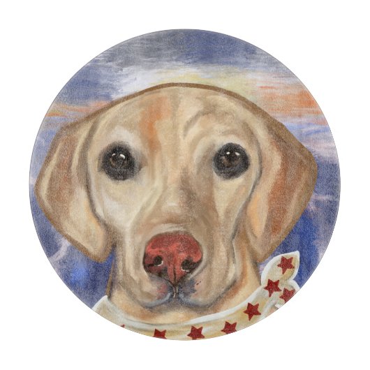 Labrador Retriever Schneidebrett (Vorderseite)