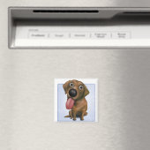Labrador Retriever (Schokolade) Magnet (In Situ (Geschirrspüler))