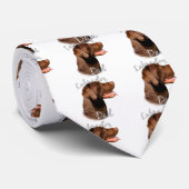 Labrador Retriever (Schokolade) Vater 2 Krawatte (Gerollt)