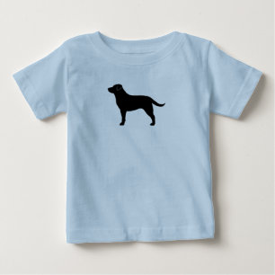 Labrador Retriever (Schwarz) Baby T-shirt
