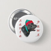 Labrador Retriever (schwarz) Button (Vorne & Hinten)