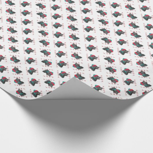 Labrador Retriever (schwarz) Geschenkpapier (Ecke)