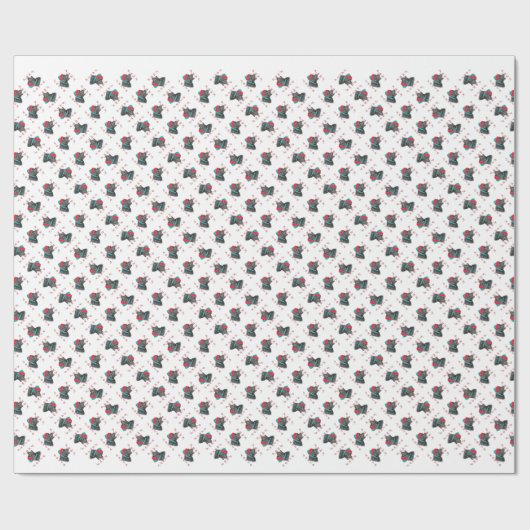 Labrador Retriever (schwarz) Geschenkpapier (Flach)