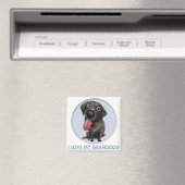 Labrador Retriever (Schwarz) Großhund Magnet (In Situ (Geschirrspüler))