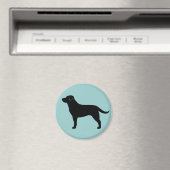 Labrador Retriever (schwarz) Magnet (In Situ (Geschirrspüler))