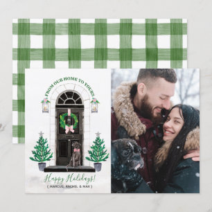 Labrador Retriever Schwarzer Lab Holiday-Grußkarte Einladung