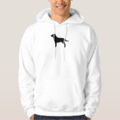 Labrador retriever (Schwarzes) Hoodie (Vorderseite)