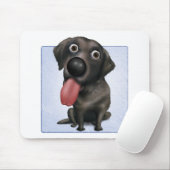 Labrador retriever (Schwarzes) Mousepad (Mit Mouse)