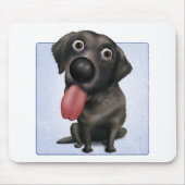 Labrador retriever (Schwarzes) Mousepad (Vorne)