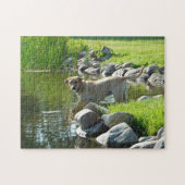 Labrador Retriever See-Felsen Puzzle (Horizontal)