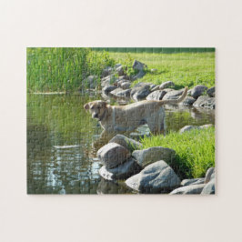 Labrador Retriever See-Felsen Puzzle