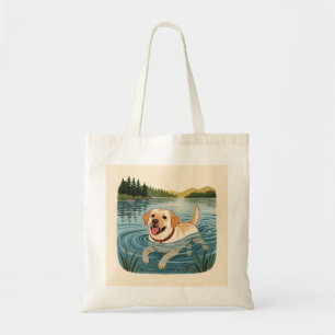 Labrador Retriever See Schwimmfreude Tote Bag Tragetasche