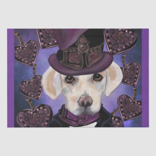 LABRADOR RETRIEVER SEIDENPAPIER (Vorderseite)