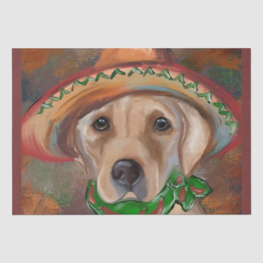LABRADOR RETRIEVER SEIDENPAPIER (Vorderseite)